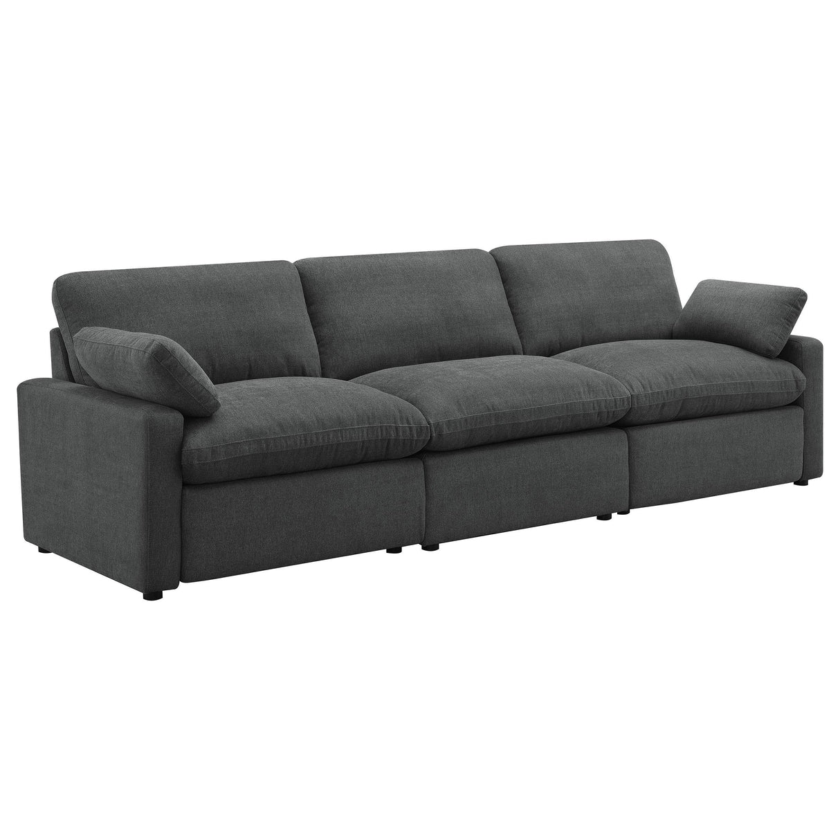 Coaster Furniture Collins 609531P Modular Power Sofa - Dark Grey IMAGE 1