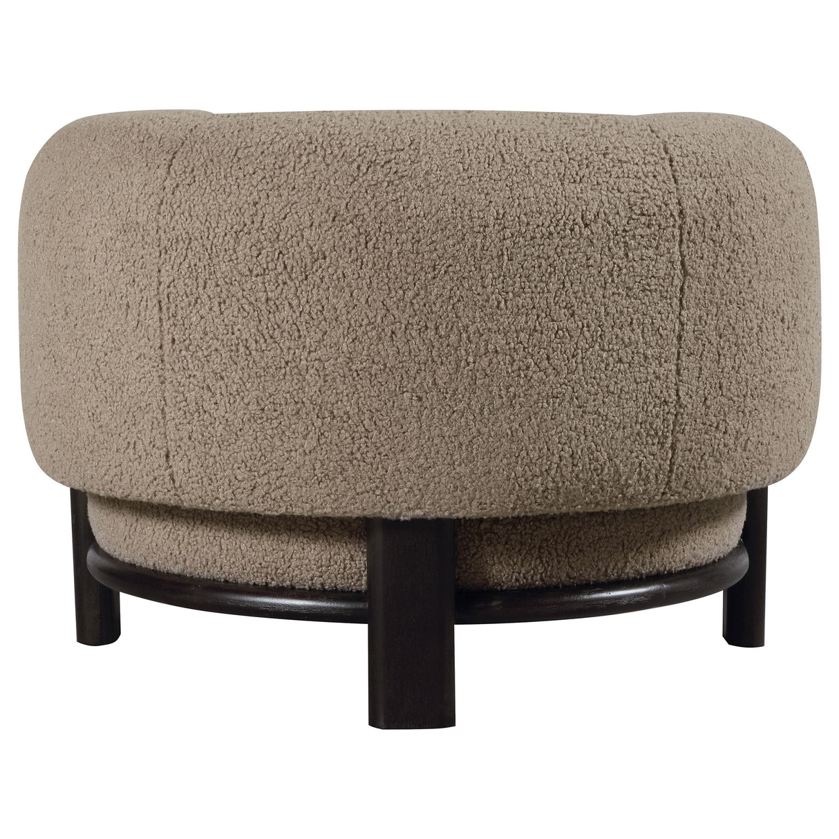 Coaster Furniture Lawler 903170 Upholstered Barrel Back Accent Chair - Mushroom IMAGE 6