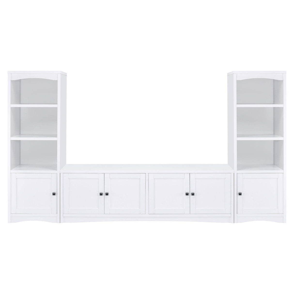 Coaster Furniture Laughlin 724113 4-door Engineered Wood 78-inch TV Stand - White IMAGE 10