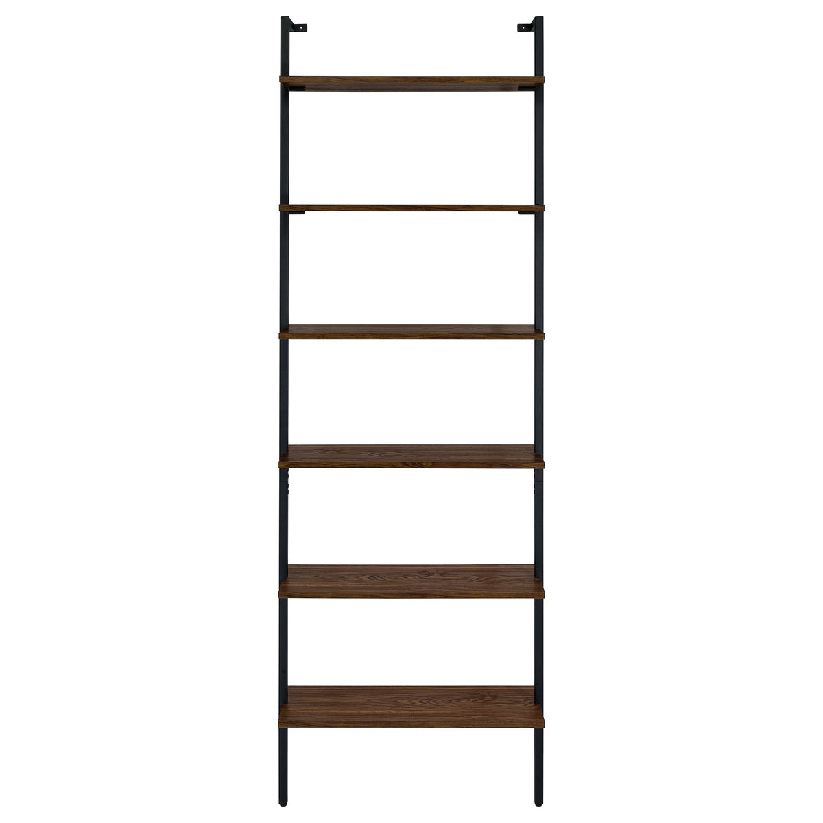 Coaster Furniture Owens 980072 96-inch 6-shelf Wall Bookshelf - Walnut IMAGE 2