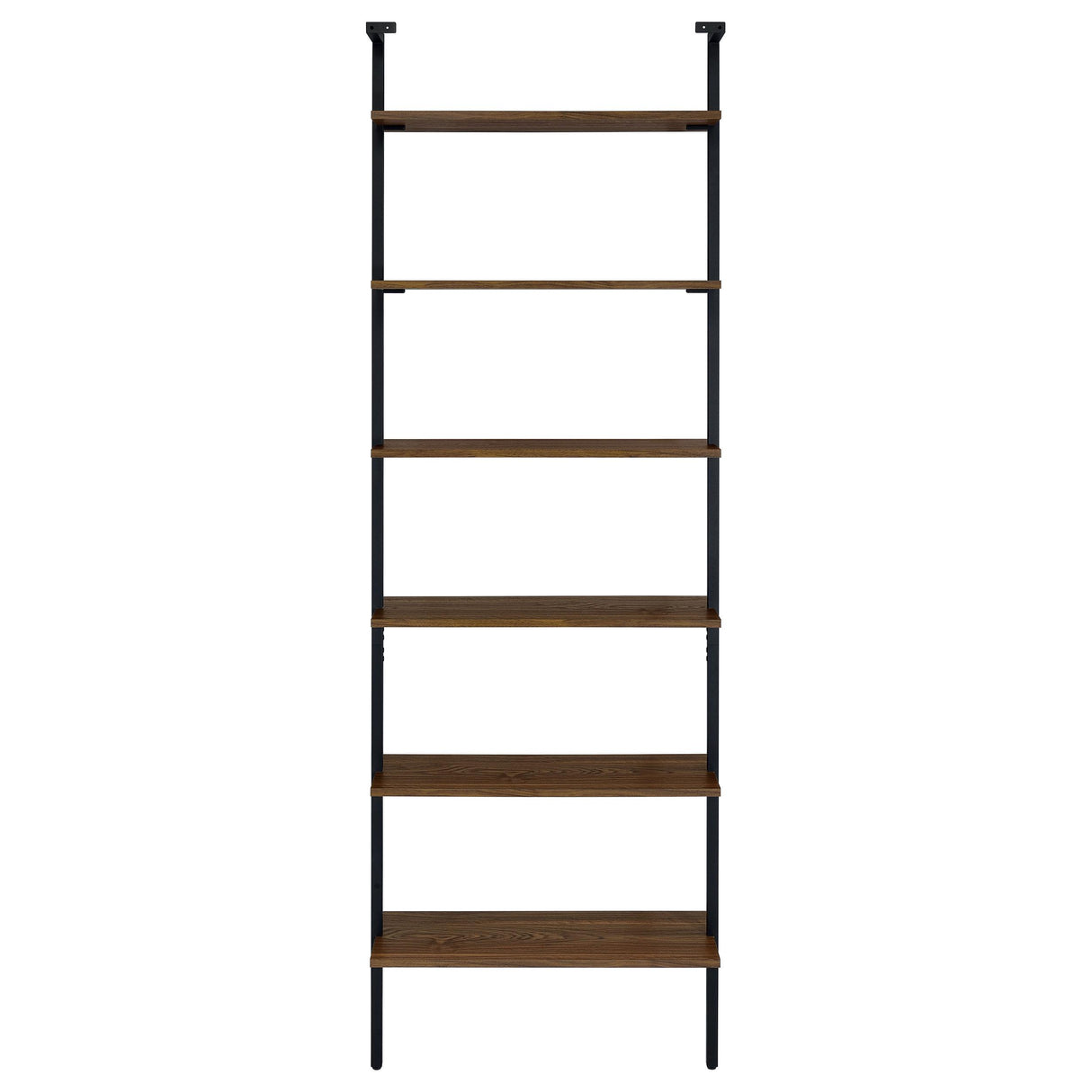 Coaster Furniture Owens 980072 96-inch 6-shelf Wall Bookshelf - Walnut IMAGE 6