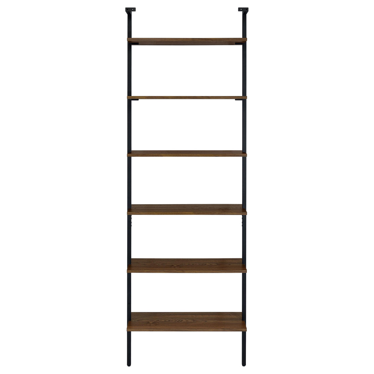 Coaster Furniture Owens 980072 96-inch 6-shelf Wall Bookshelf - Walnut IMAGE 6