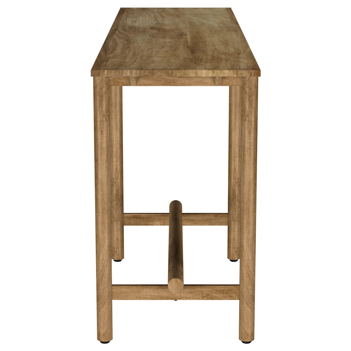 Coaster Furniture Darius 930128 Solid Wood Entryway Console Table - Natural Mango IMAGE 4