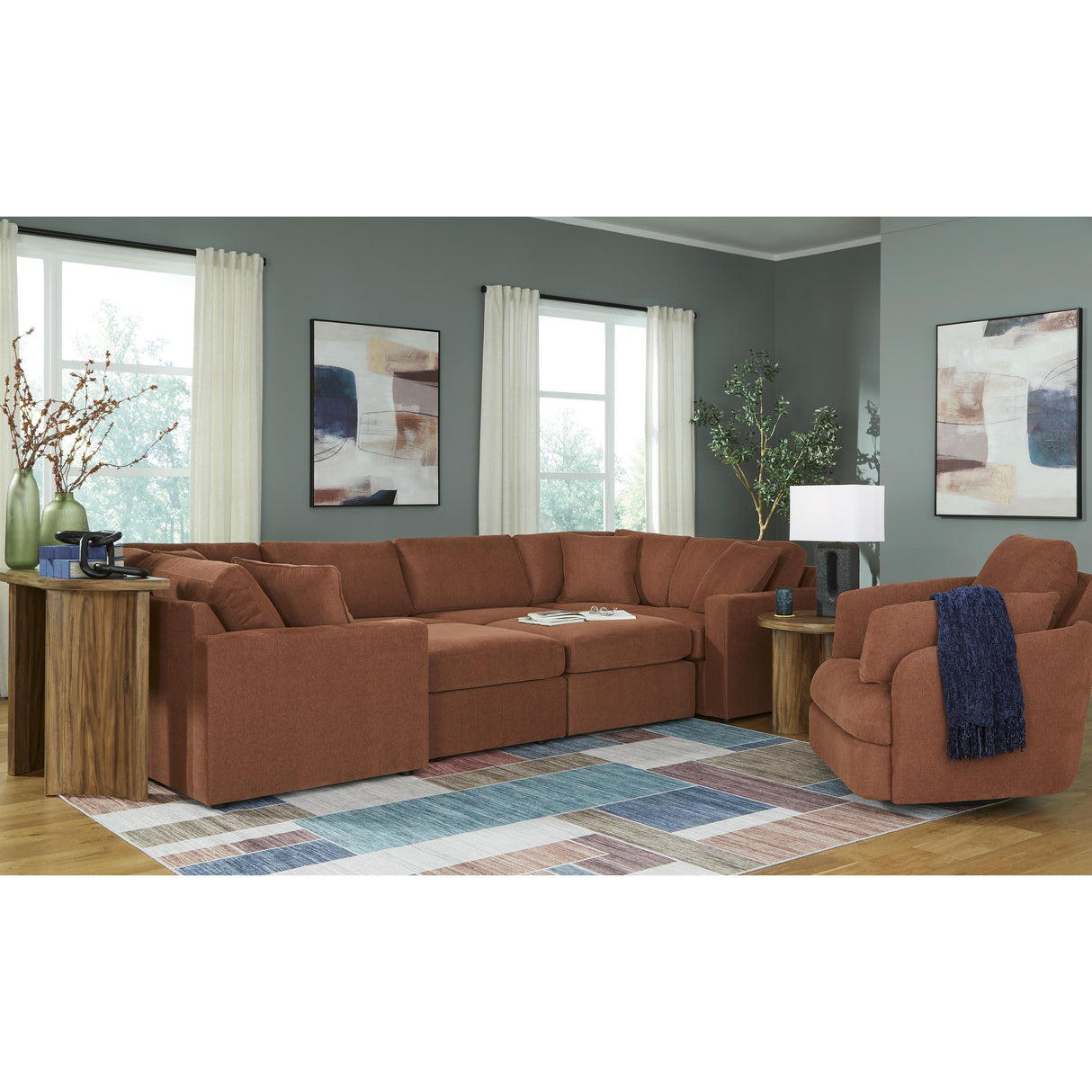 Signature Design by Ashley Modmax 9210265 RAF Corner Chair IMAGE 9