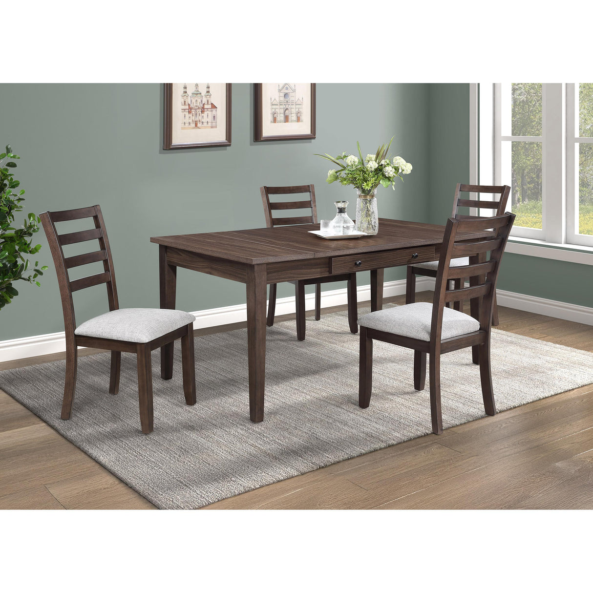 Crown Mark Wagner 2326T-3666 Dining Table with Storage IMAGE 3