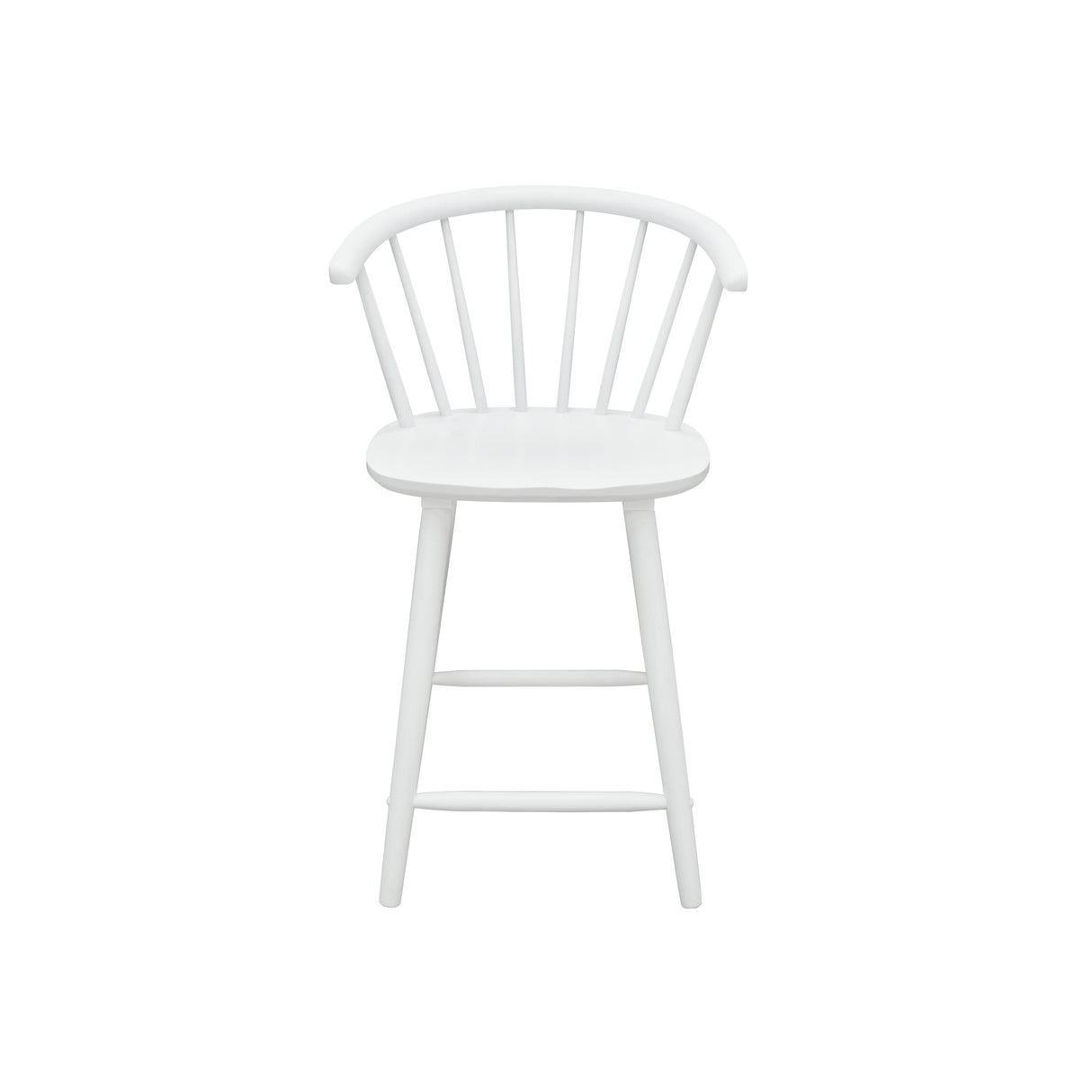Crown Mark Janna 2981WH-24 Counter Height Stool - White IMAGE 2