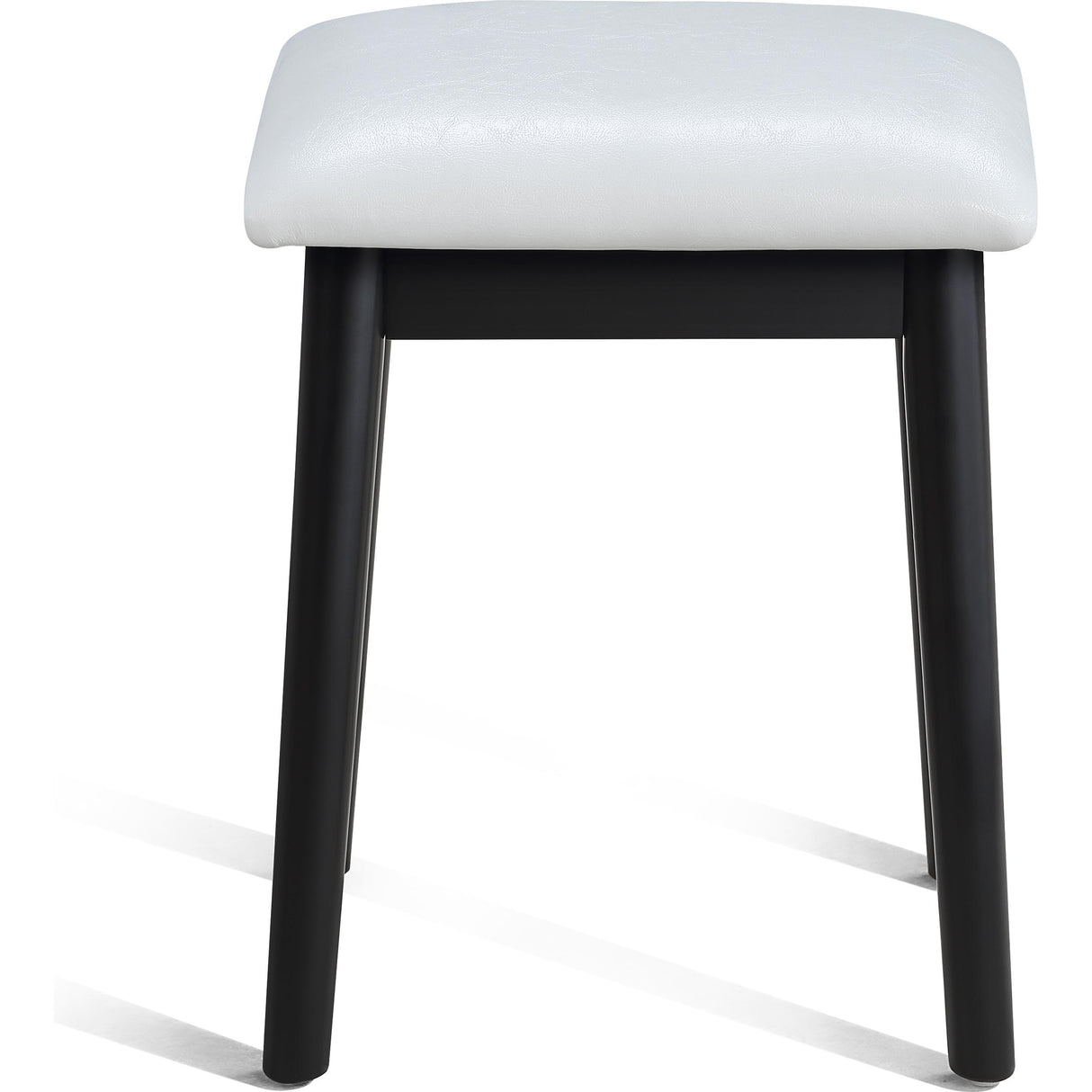 Crown Mark Cecilia 4905SET-BK Vanity Table & Stool - Black IMAGE 4