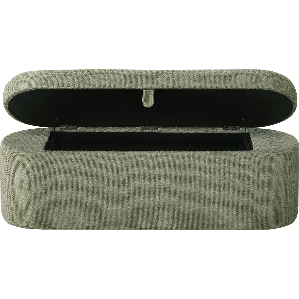 Crown Mark Philipa 4924GR-BENCH Storage Bench - Green Tweed IMAGE 3