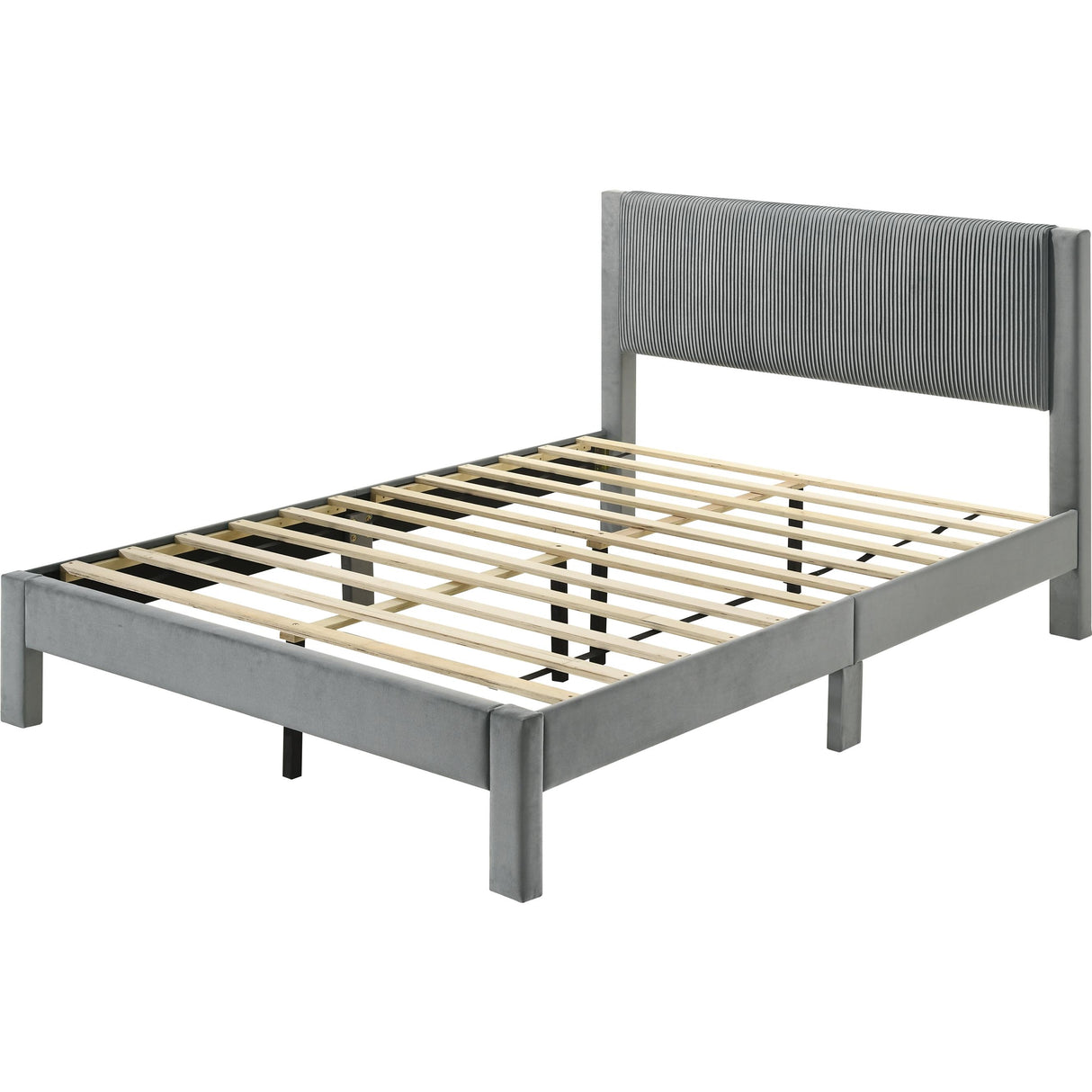 Crown Mark Lucia 5097LG-F Full Bed - Light Grey IMAGE 2