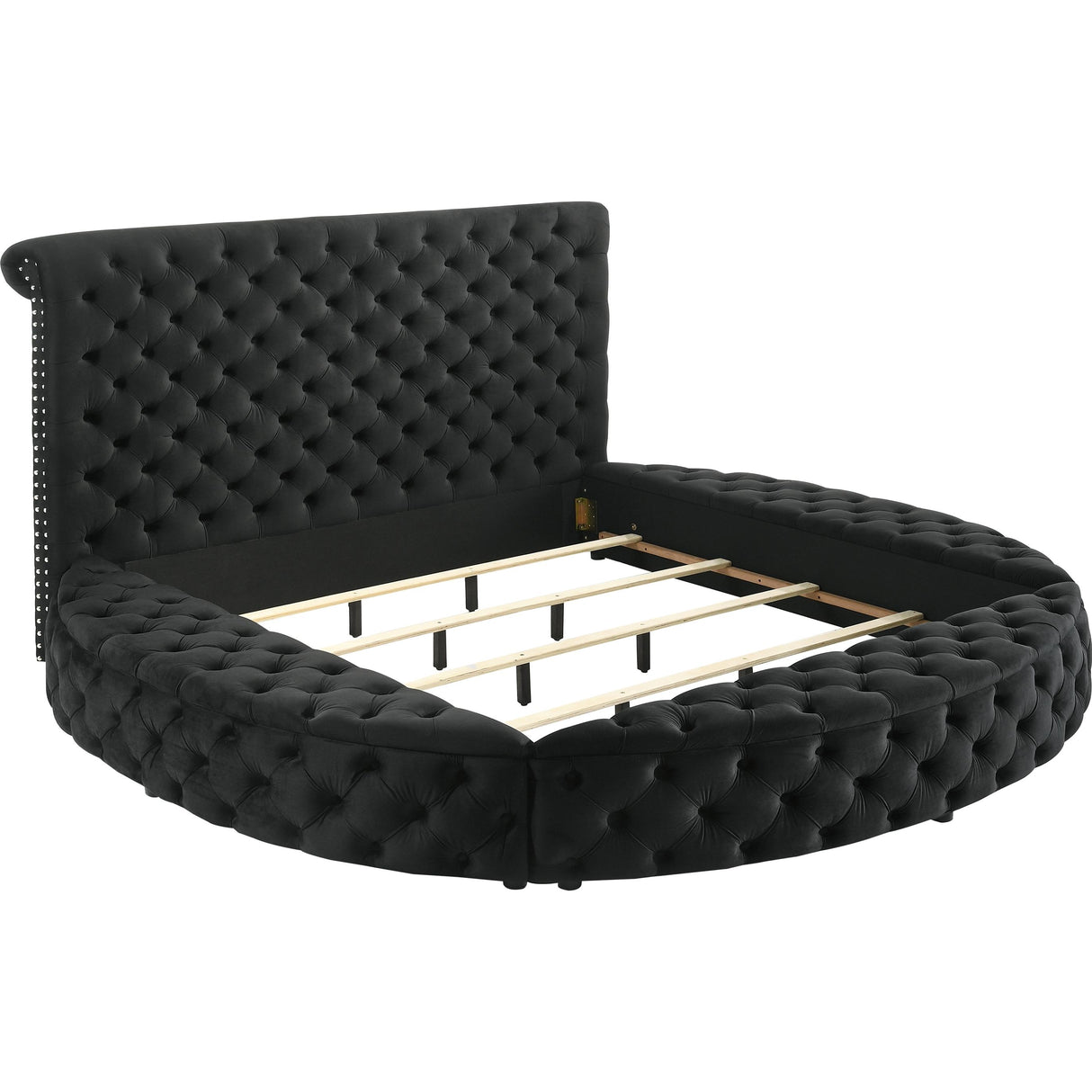 Crown Mark Brigitte 5202BK-K King Bed - Black IMAGE 3