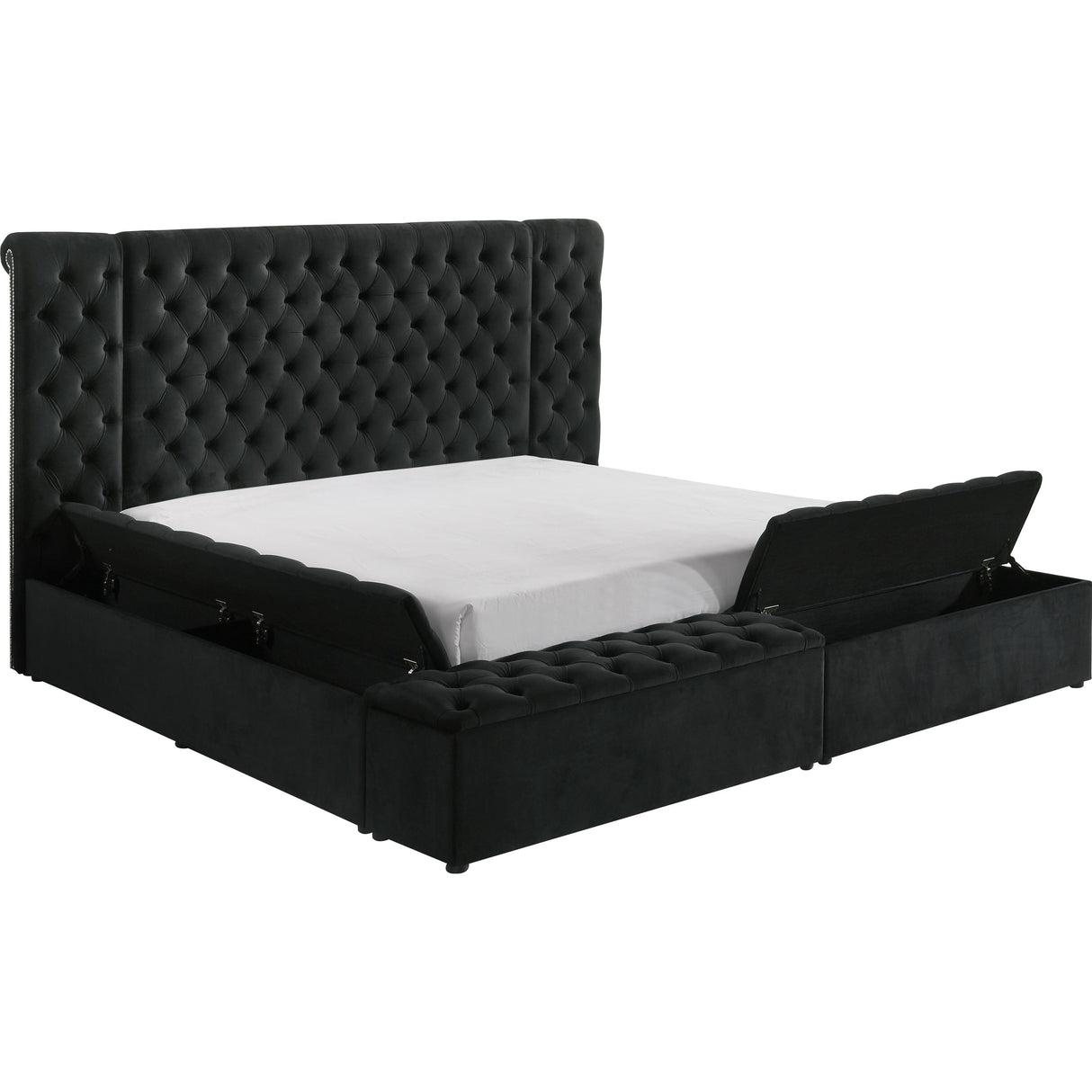 Crown Mark Liliana 5203BK-K King Bed - Black IMAGE 2
