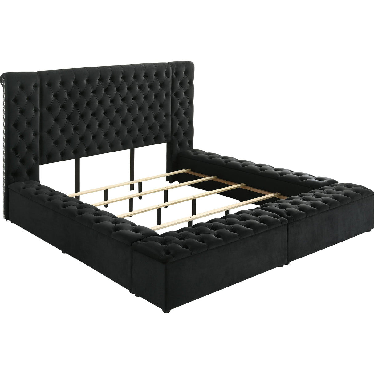Crown Mark Liliana 5203BK-K King Bed - Black IMAGE 3
