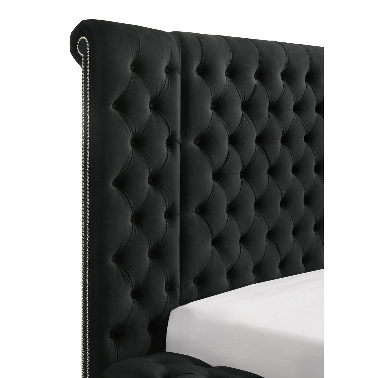 Crown Mark Liliana 5203BK-Q Queen Bed - Black IMAGE 6