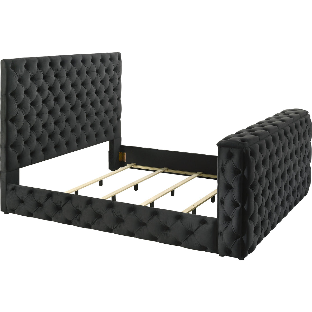 Crown Mark Josephine 5213BK-K King Bed with TV Lift IMAGE 3