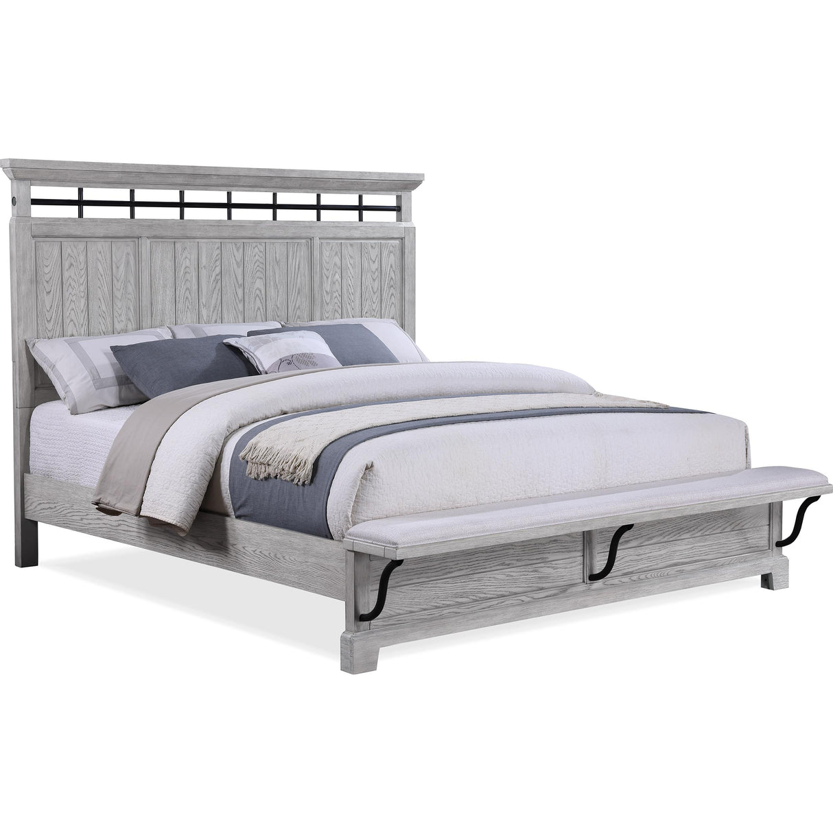 Crown Mark Beckett B1900-Q Queen Bed IMAGE 1