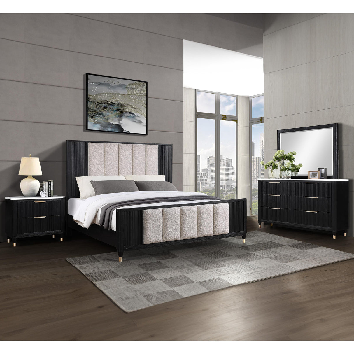 Crown Mark Kara B1400-2 Nightstand IMAGE 4