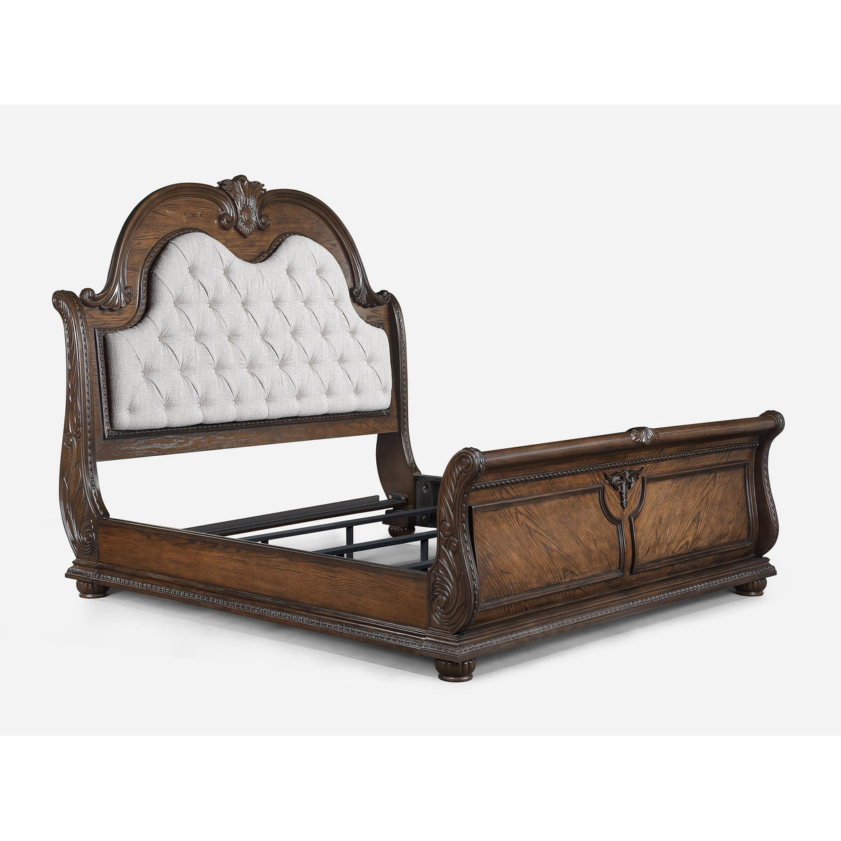 Crown Mark Stanley B1610-K King Bed - Coffee Brown IMAGE 2