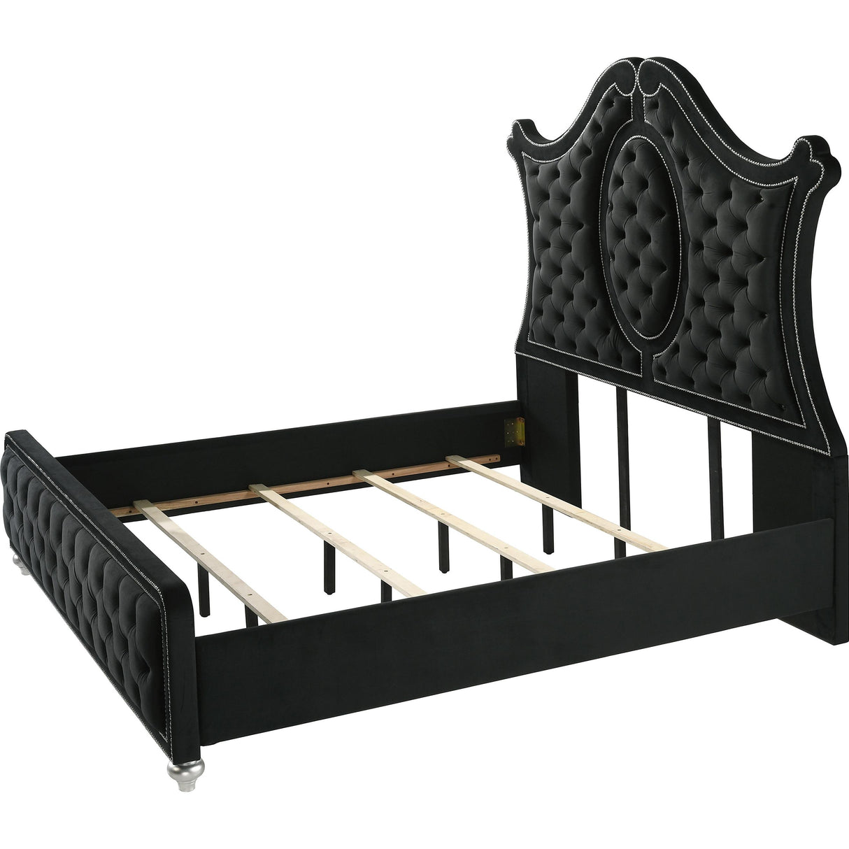 Crown Mark Cameo B2180-K King Bed - Black IMAGE 2