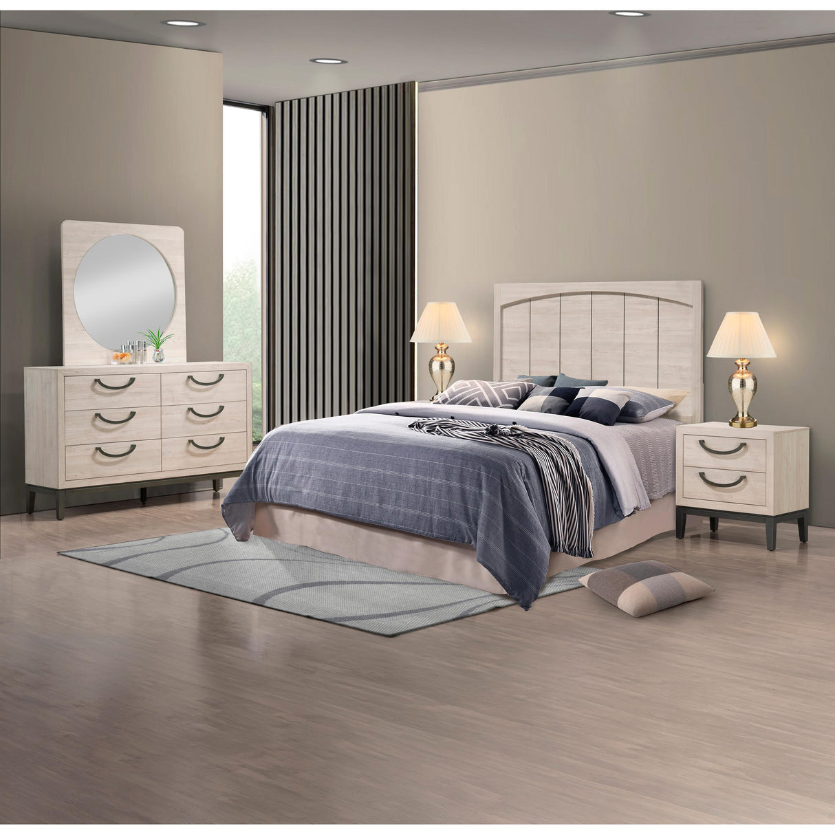 Crown Mark Veda B3300-K King Bed IMAGE 5