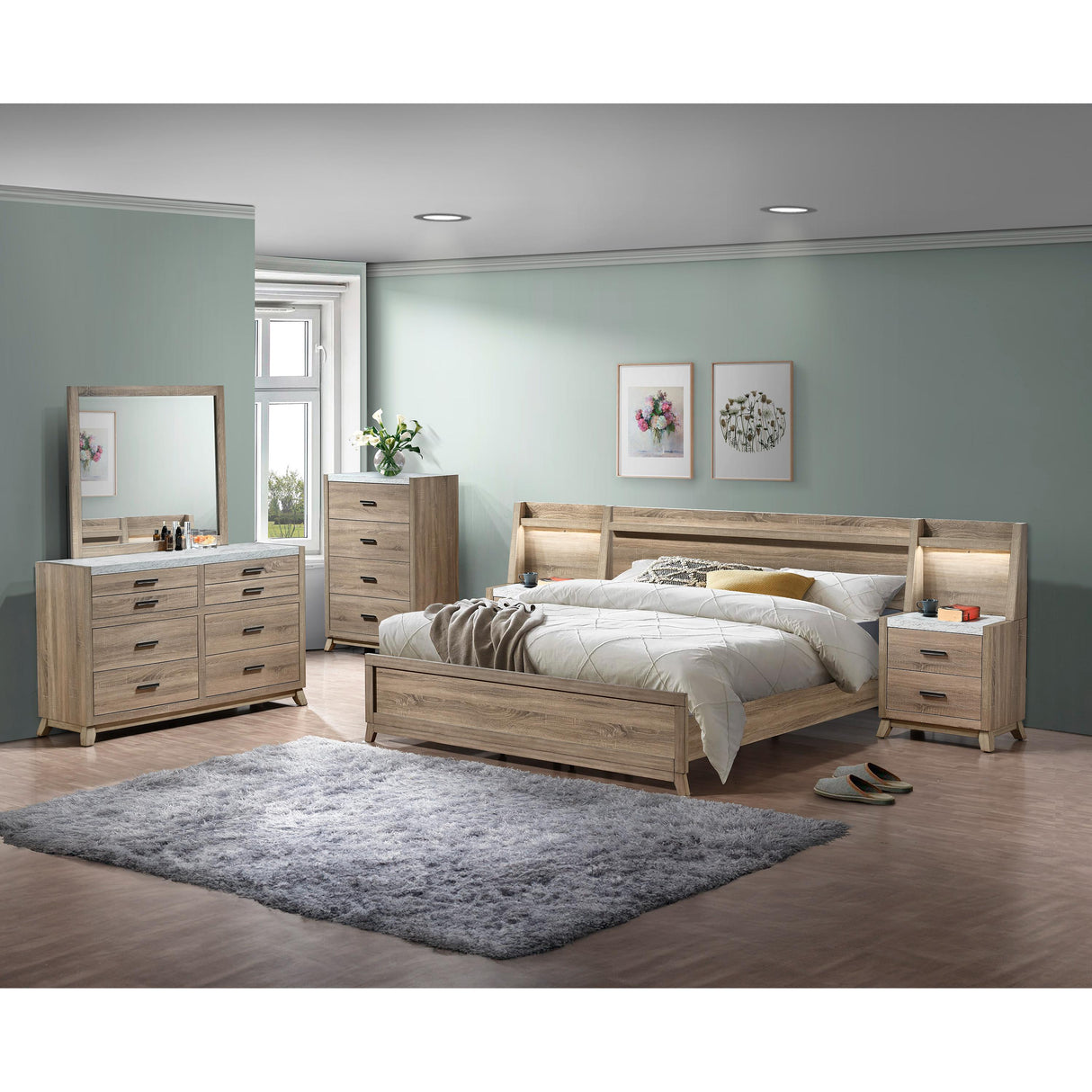 Crown Mark Tilston B3400-11 Dresser Mirror IMAGE 3