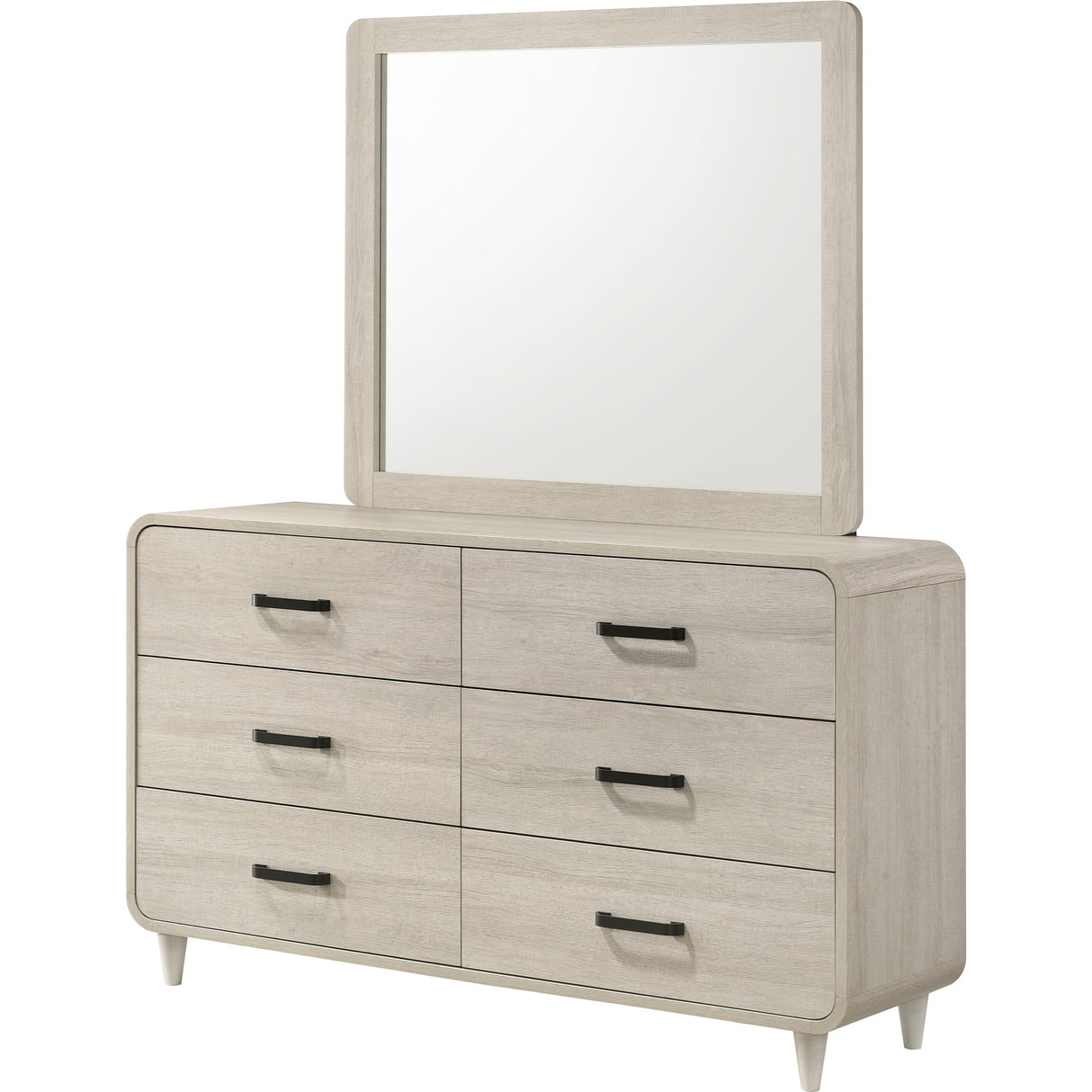 Crown Mark Nyomi B4900-1 Dresser - White IMAGE 2