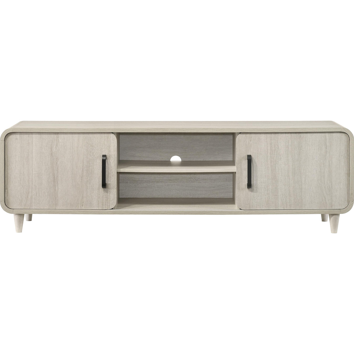 Crown Mark Nyomi B4900-9 TV Stand - White IMAGE 2