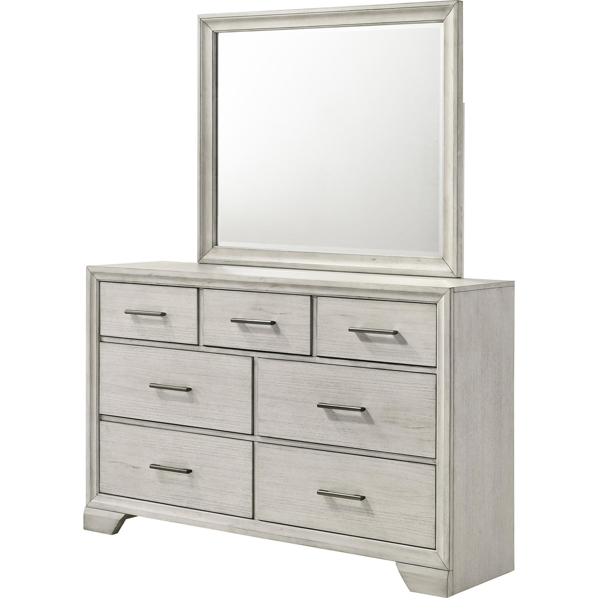Crown Mark Jaymes B6582-1 Dresser - White Mist IMAGE 2