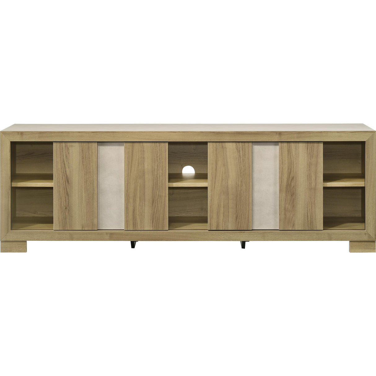 Crown Mark Rangley B6832-99 TV Stand - Driftwood IMAGE 3
