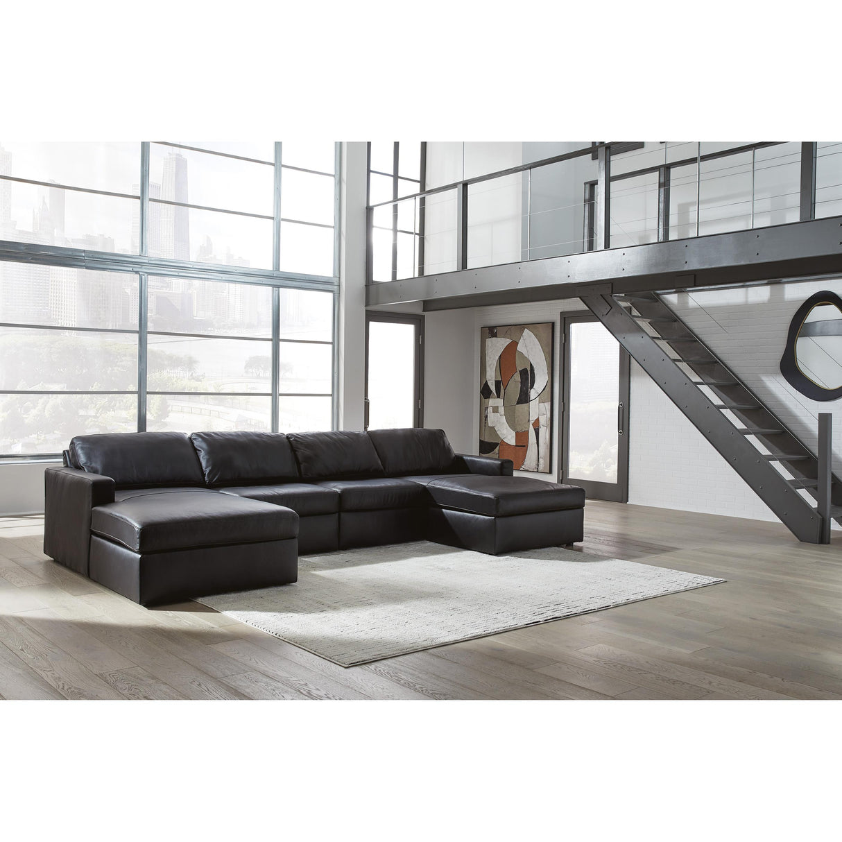 Signature Design by Ashley ModMax II 74305S19 4 pc Double Chaise Sectional IMAGE 2