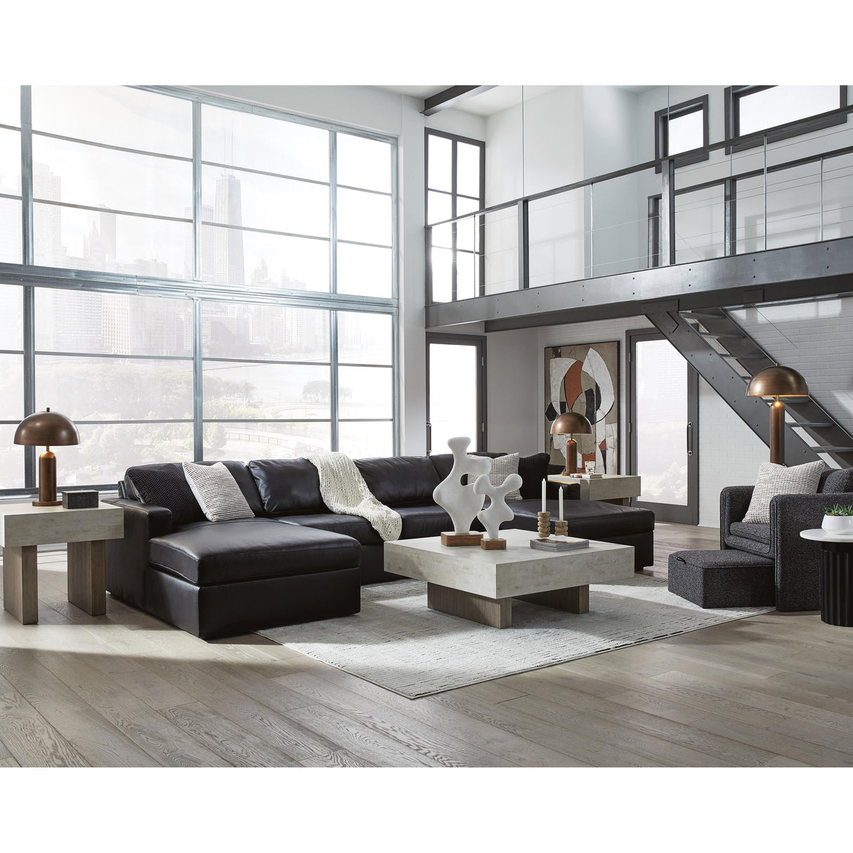 Signature Design by Ashley ModMax II 74305S19 4 pc Double Chaise Sectional IMAGE 4