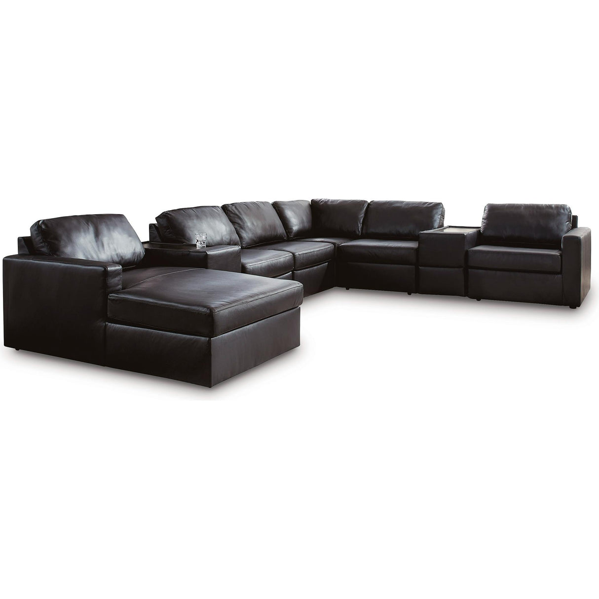 Signature Design by Ashley ModMax II 74305S43 8 pc Sectional with Chaise and Storage Consoles IMAGE 1