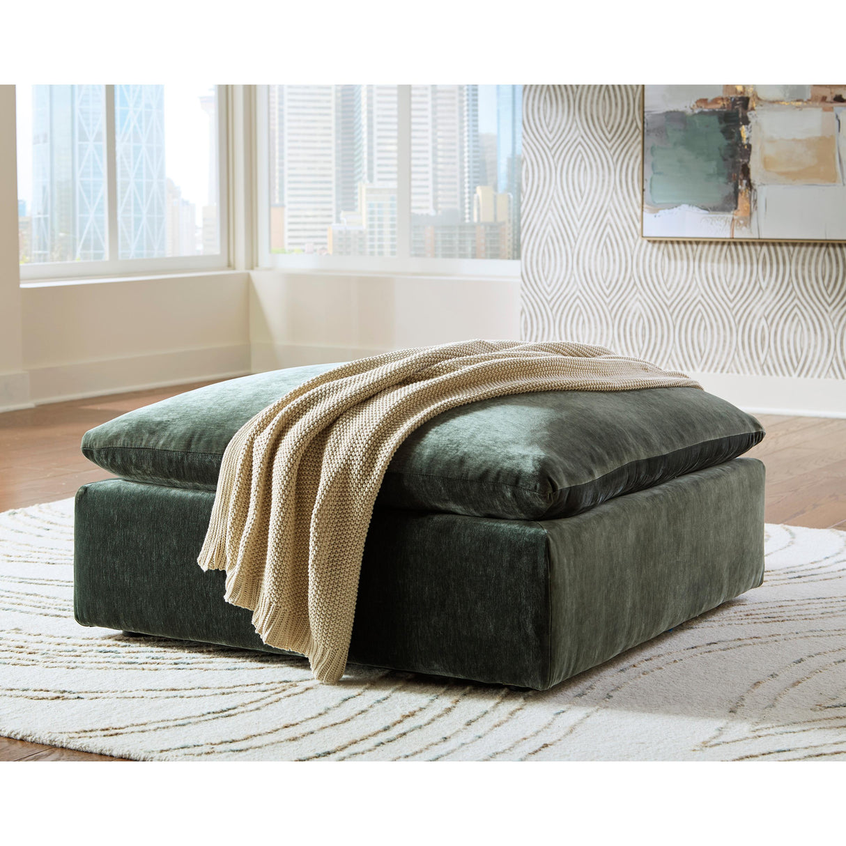 Benchcraft Carriage View 7800108 Oversized Accent Ottoman IMAGE 3
