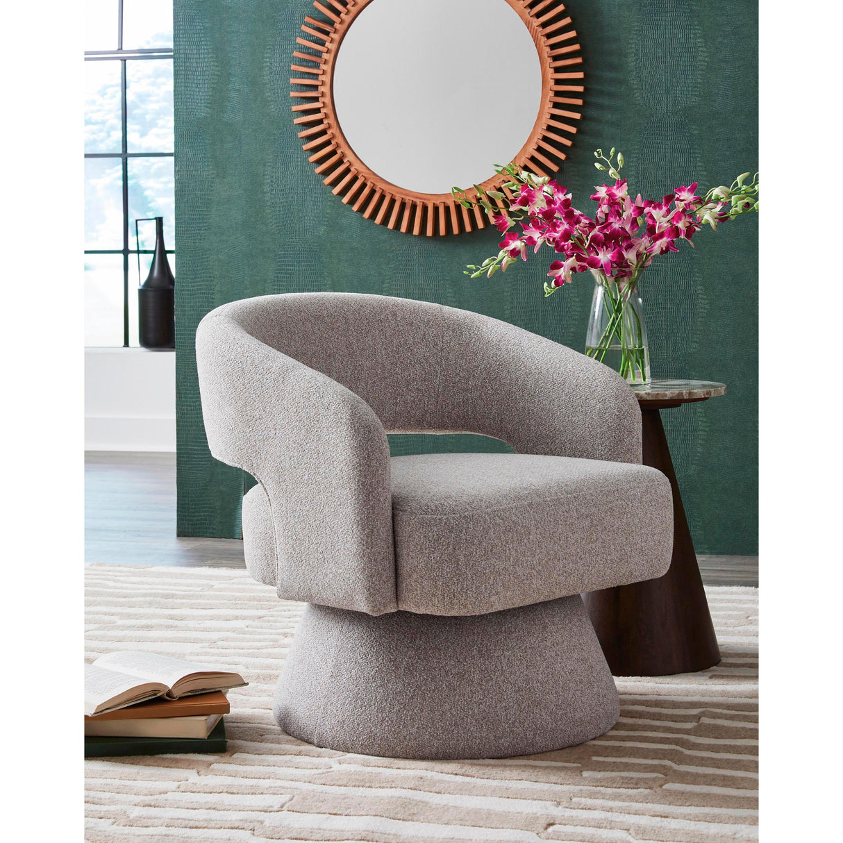 Signature Design by Ashley Nashkins A3000757 Swivel Accent Chair IMAGE 5