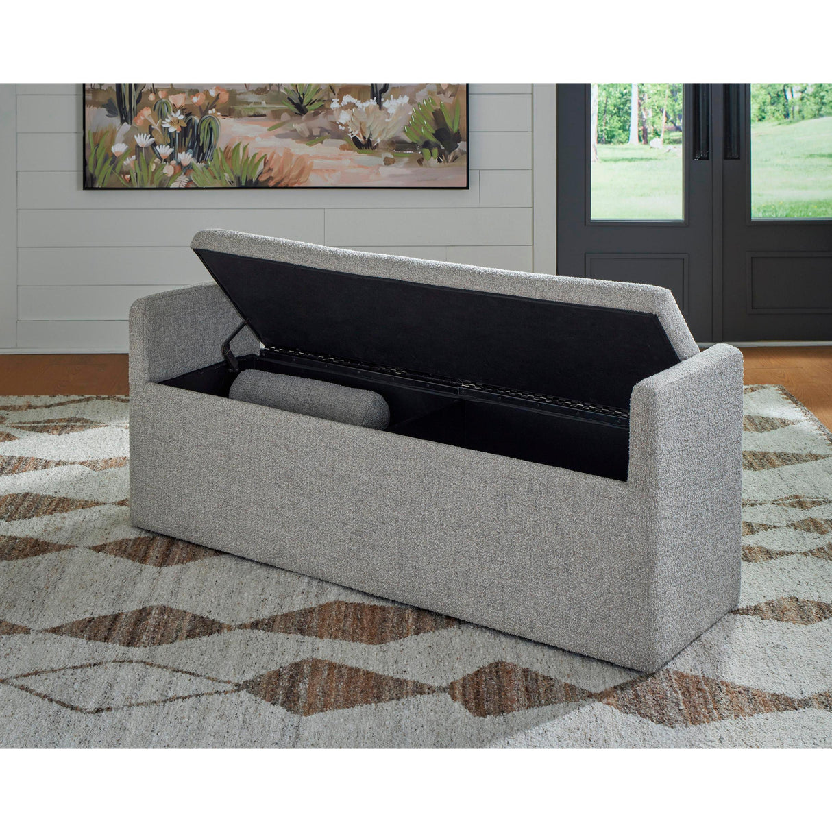 Signature Design by Ashley Galliden D841-00 Large Upholstered Dining Room Bench IMAGE 6