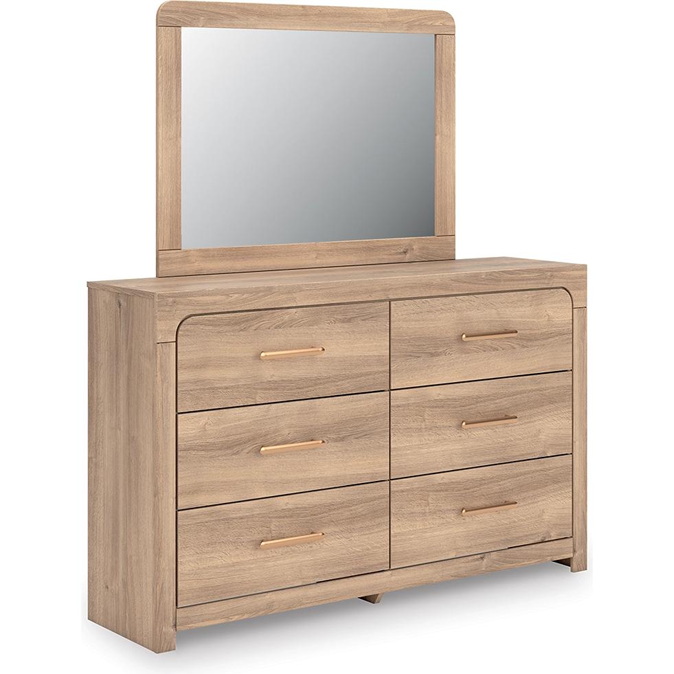 Signature Design by Ashley Kinlanni PCB1360B1 Dresser and Mirror IMAGE 1
