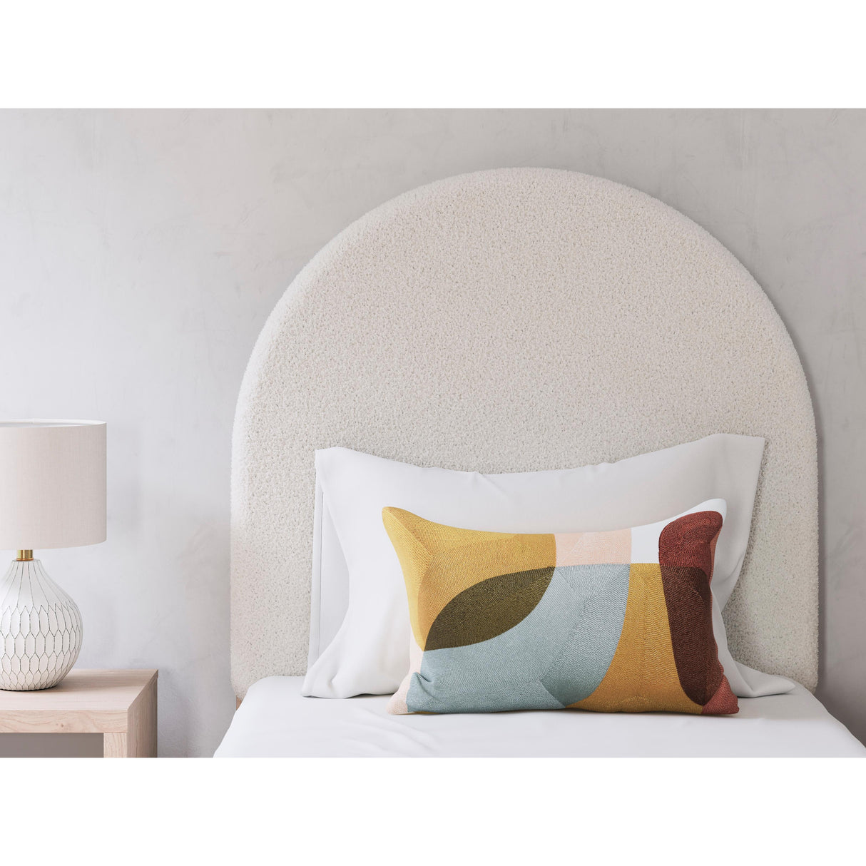 Signature Design by Ashley Arloster PCB1566-53 Twin Upholstered Panel Headboard IMAGE 3