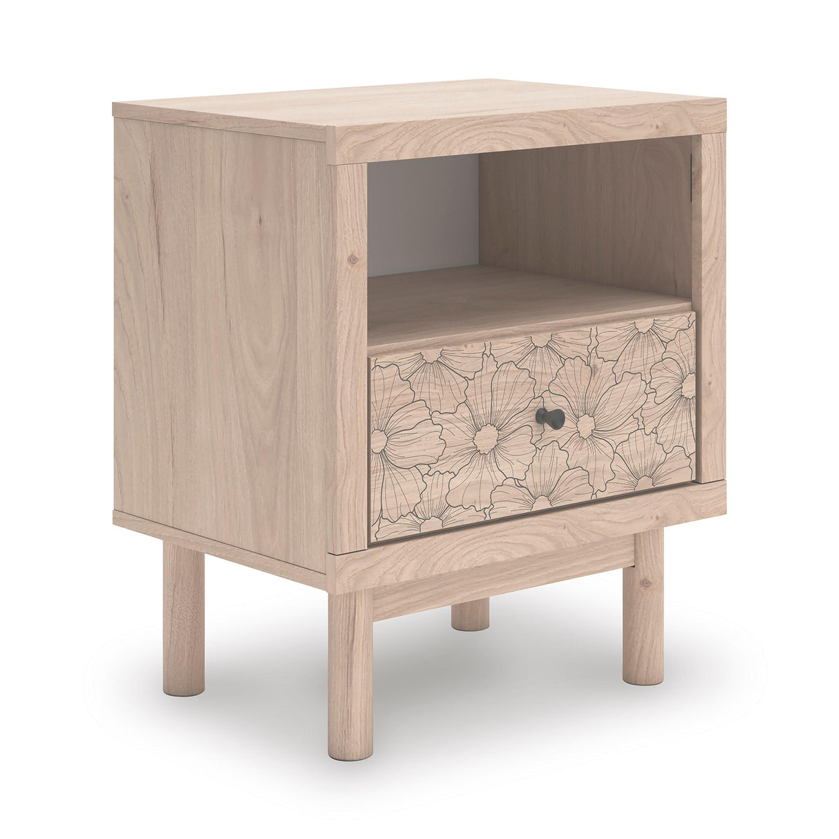 Signature Design by Ashley Arloster PCB1566-91 One Drawer Night Stand IMAGE 1