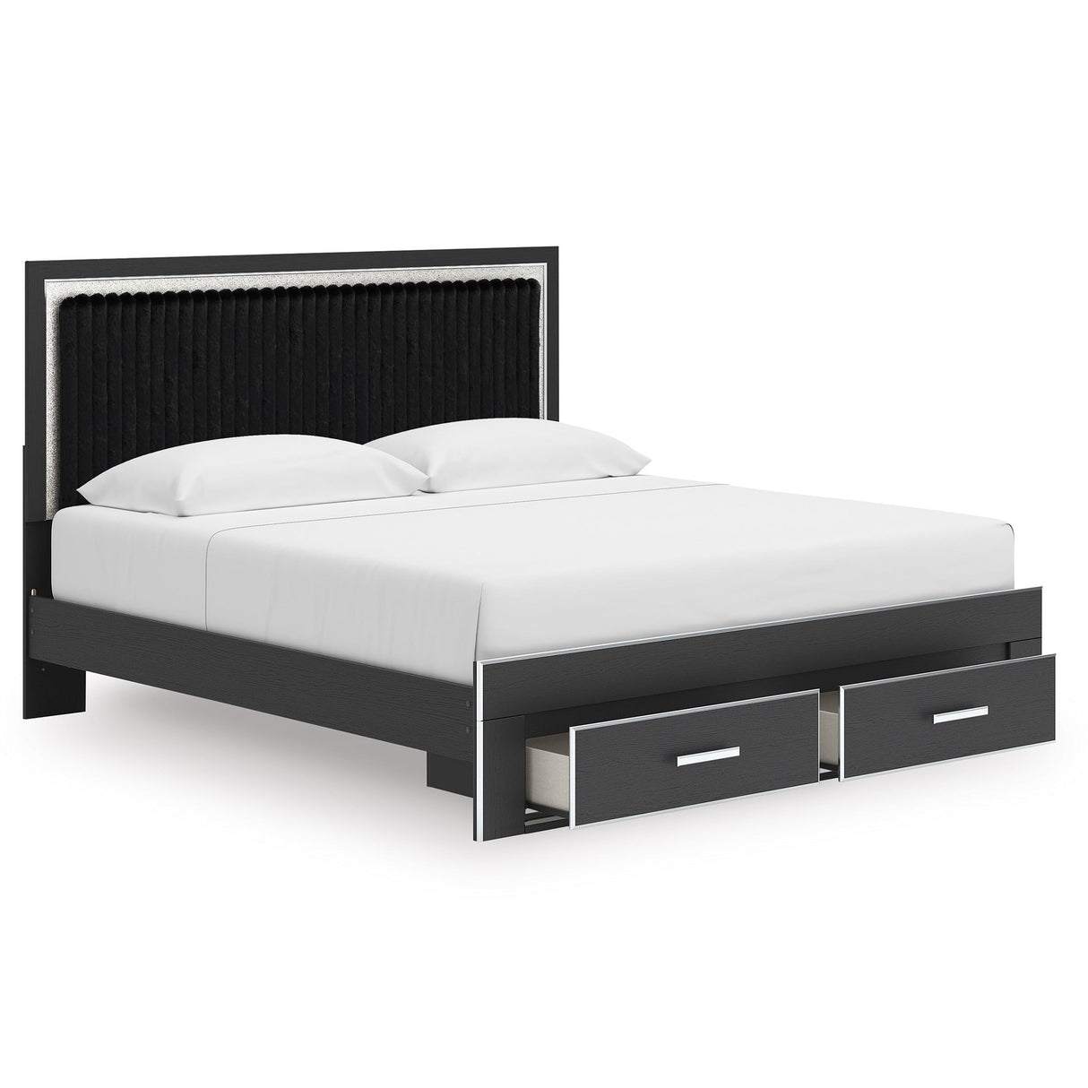 Signature Design by Ashley Zuraleus PCB3380B11 King Upholstered Panel Storage Bed IMAGE 2