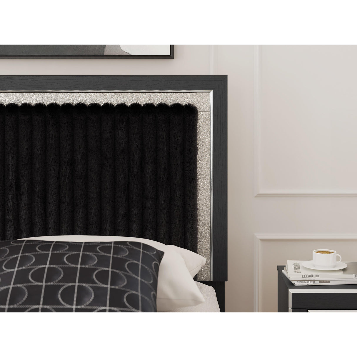 Signature Design by Ashley Zuraleus PCB3380B11 King Upholstered Panel Storage Bed IMAGE 8