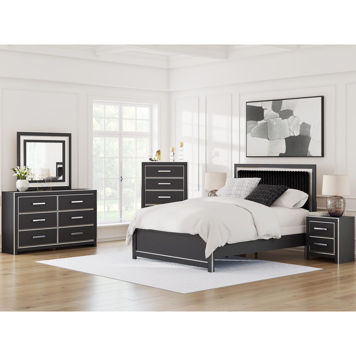 Signature Design by Ashley Zuraleus PCB3380B6 Queen Upholstered Panel Bed IMAGE 8