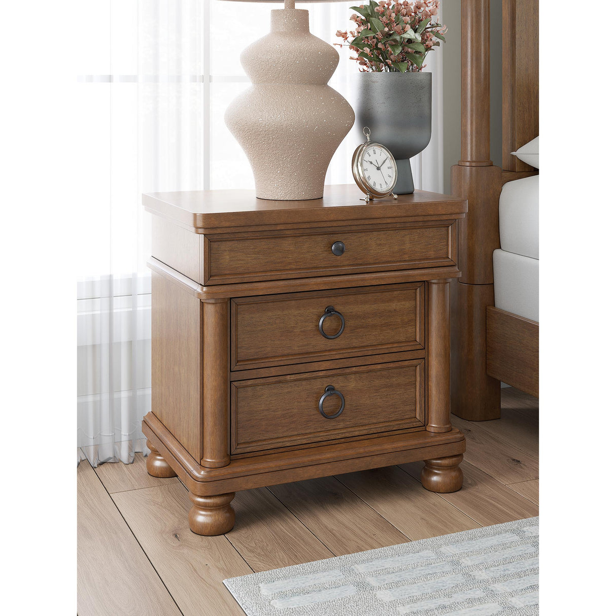 Signature Design by Ashley Rowlenstown PCB824-93 Three Drawer Night Stand IMAGE 7