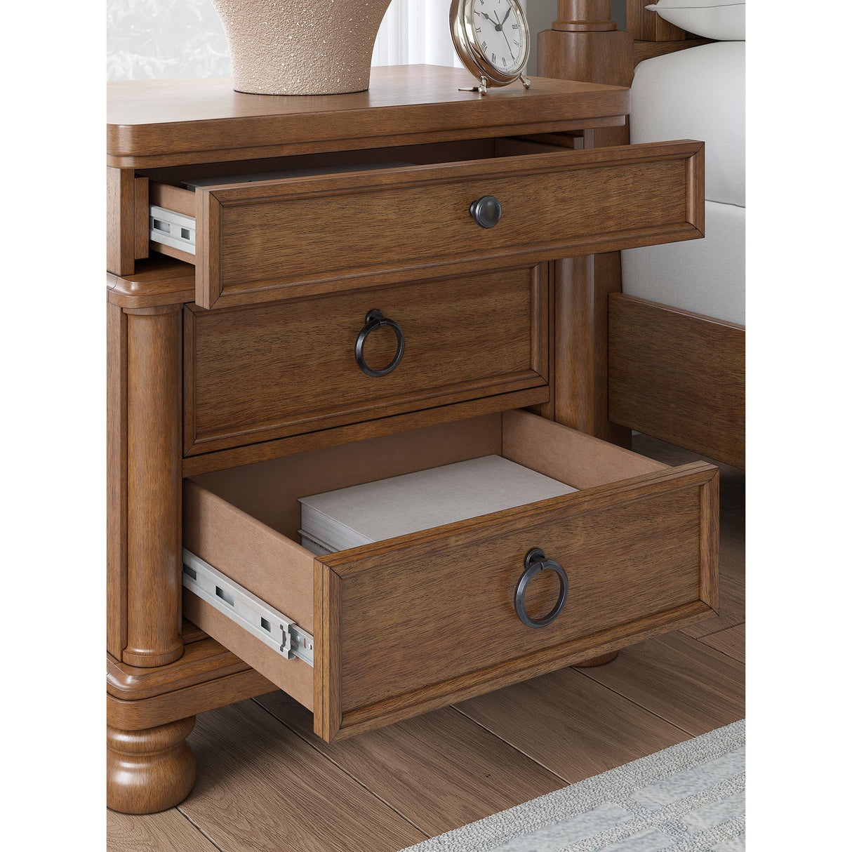 Signature Design by Ashley Rowlenstown PCB824-93 Three Drawer Night Stand IMAGE 8