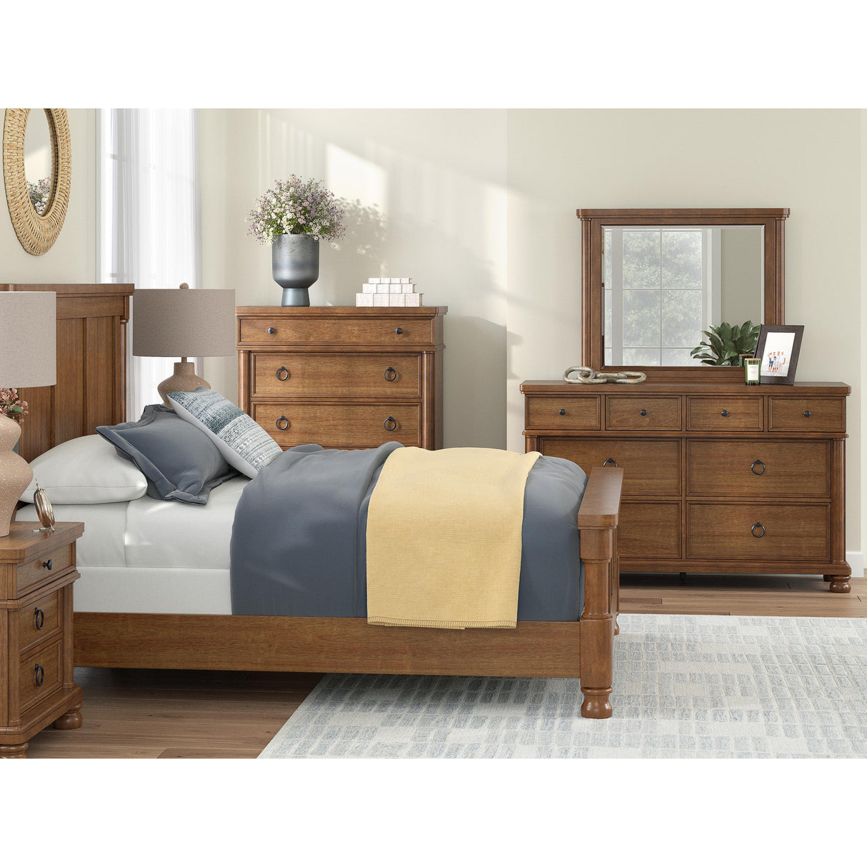 Signature Design by Ashley Rowlenstown PCB824B2 Queen Poster Bed IMAGE 8