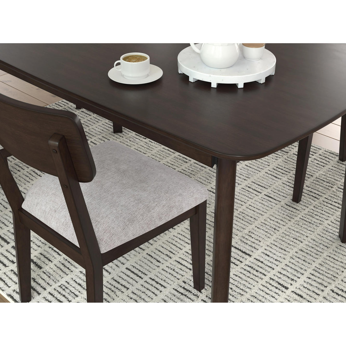 Signature Design by Ashley Mallenette PCD607-225 Dining Room Table Set IMAGE 4