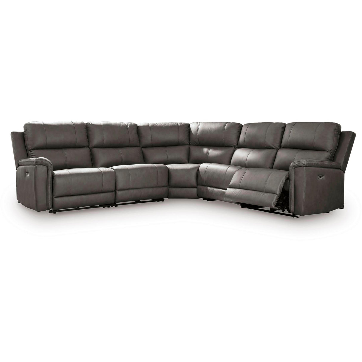 Signature Design by Ashley Bleckley PCU12000S4 5 pc Power Reclining Sectional IMAGE 1