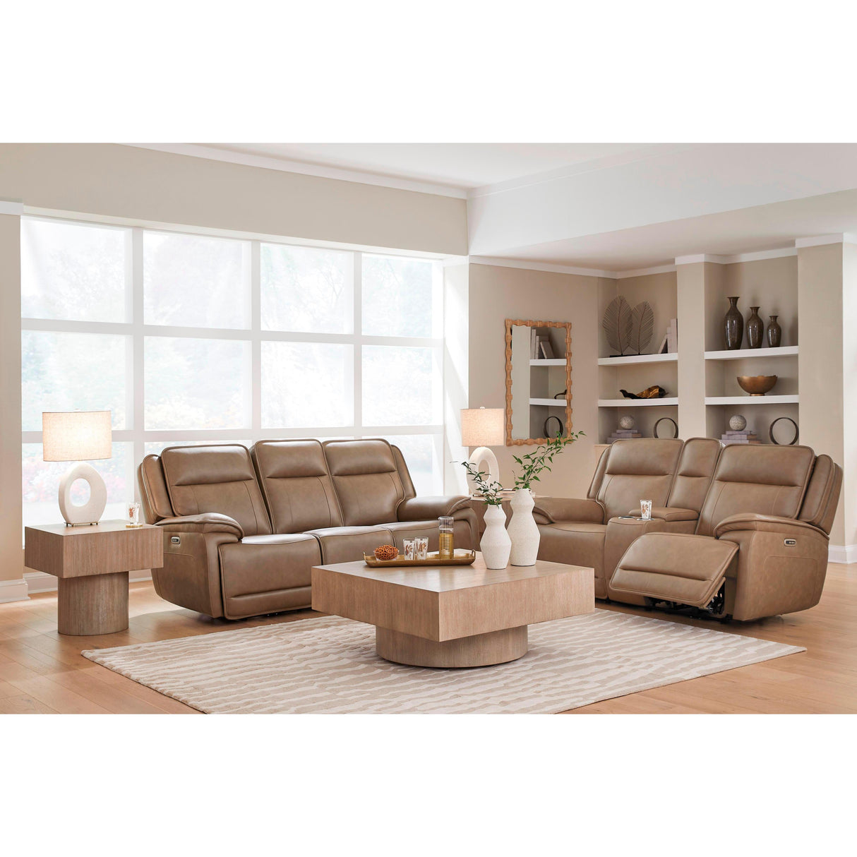 Signature Design by Ashley Glencroft PCU1240018 Power Reclining Loveseat with Console and Adjustable Headrest IMAGE 10
