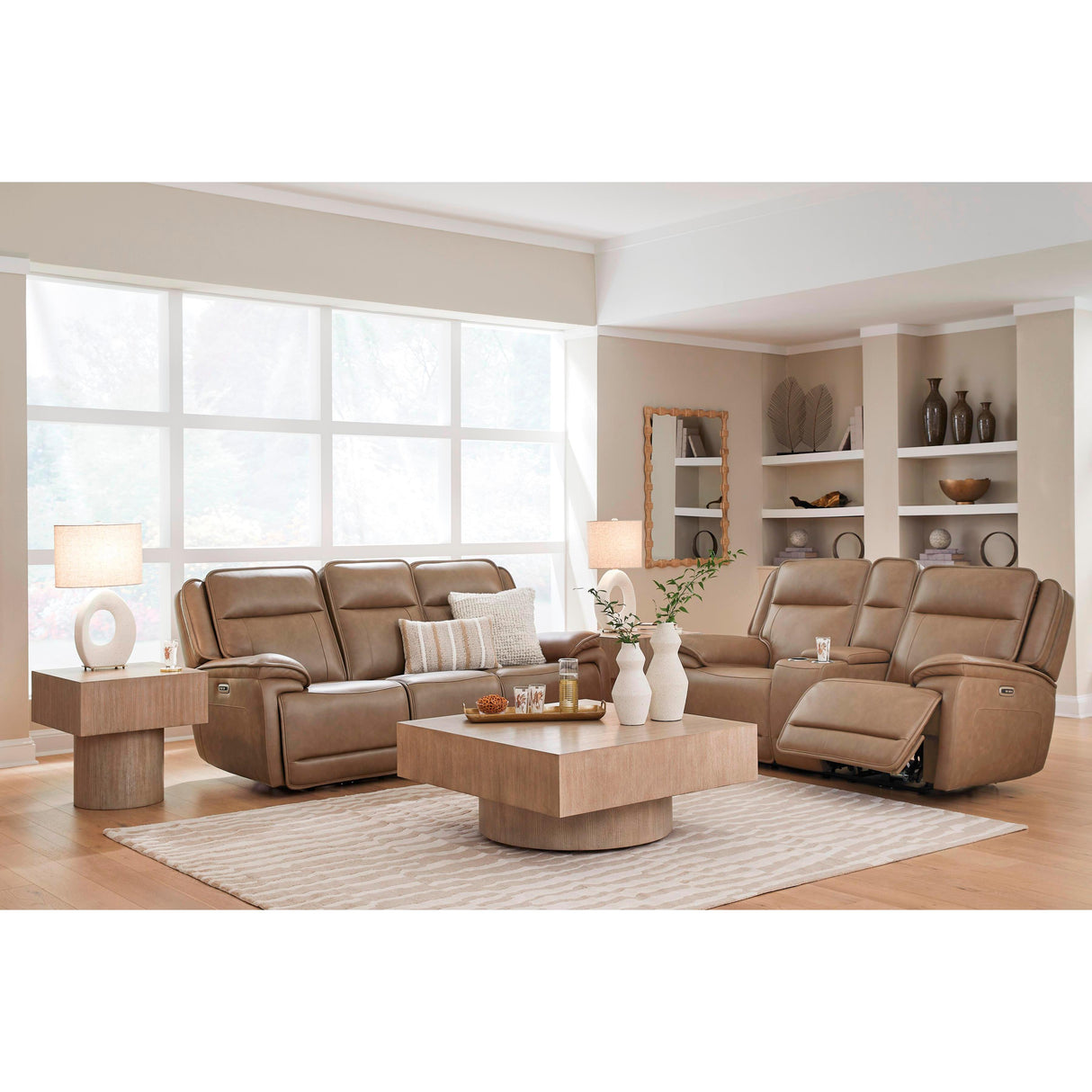 Signature Design by Ashley Glencroft PCU1240018 Power Reclining Loveseat with Console and Adjustable Headrest IMAGE 11