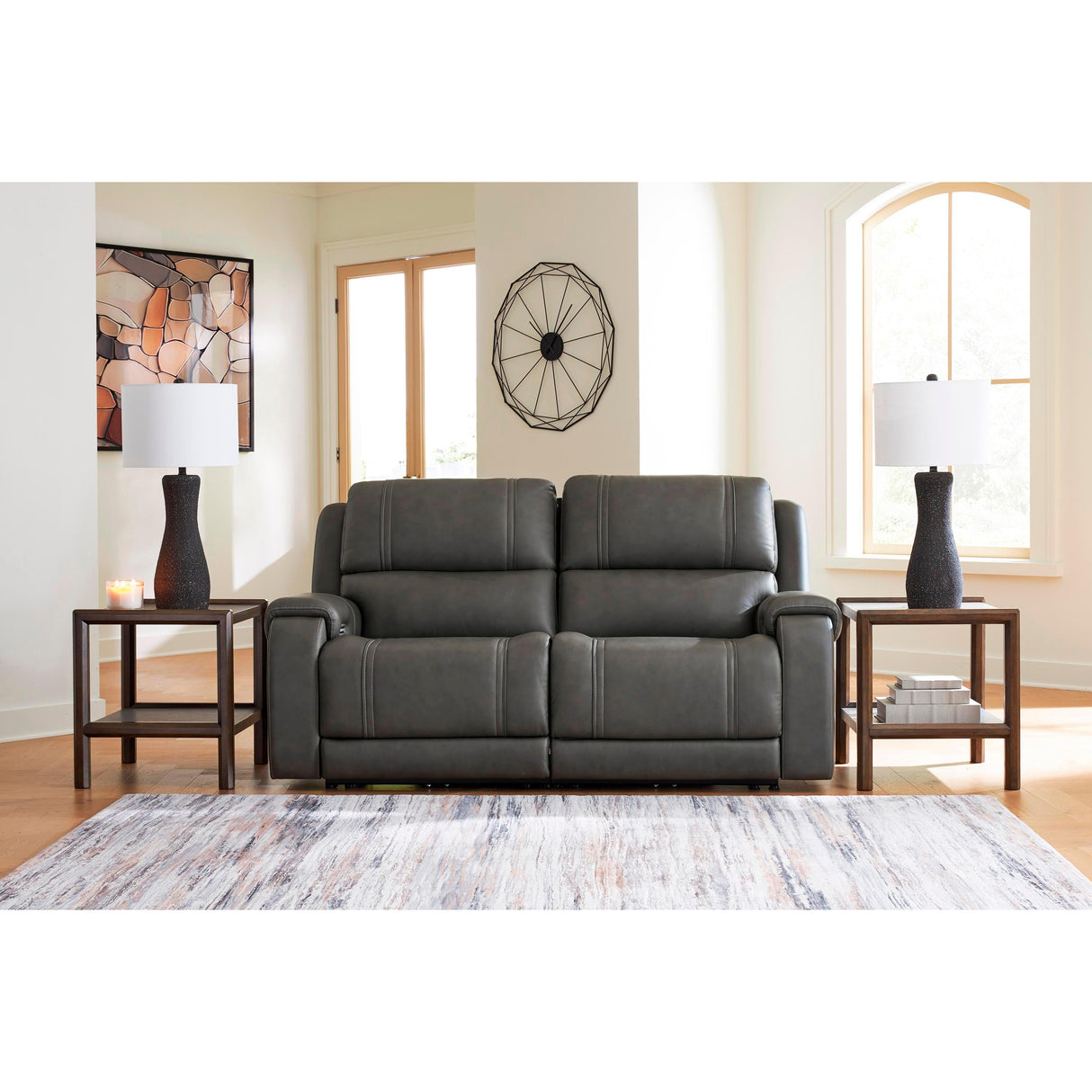 Signature Design by Ashley 5Z - Pittson PCU12600S1 2 pc Power Reclining Sectional Loveseat IMAGE 2