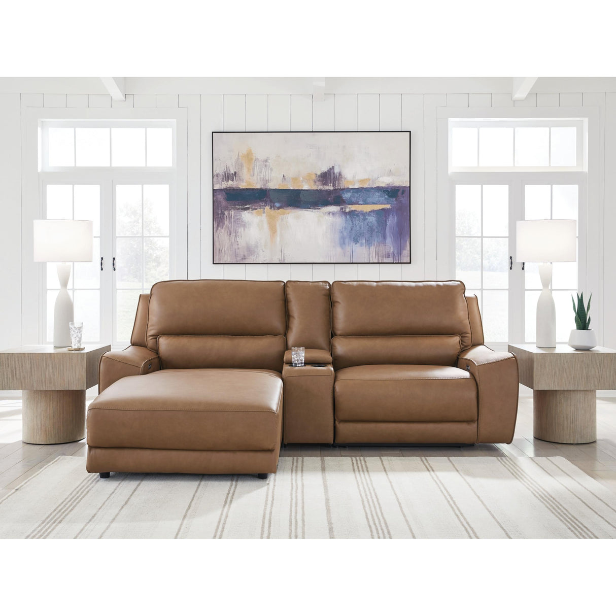 Signature Design by Ashley DeepWakes PCU62606S17 3 pc Power Reclining Sectional with Chaise IMAGE 2