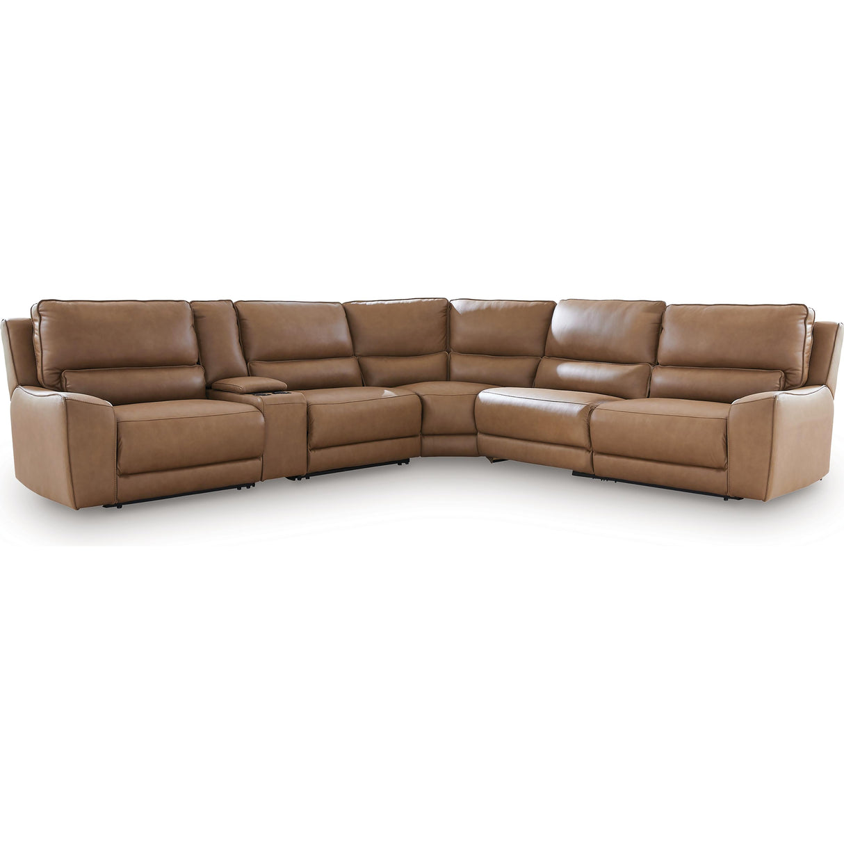 Signature Design by Ashley DeepWakes PCU62606S36 6 pc Reclining Sectional with Storage Console IMAGE 1